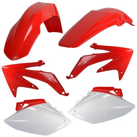 Kit plastiche replica HONDA CRF 450 R 2007-2008 Rosso cr04/Bianco