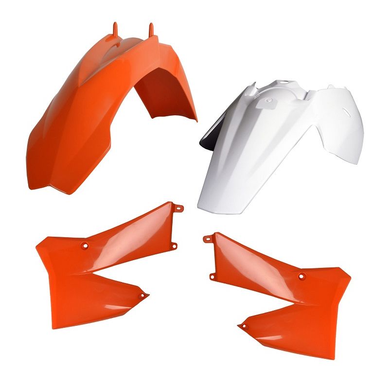 CM91217 Kit plastiche replica KTM 85 SX 2006-2012 Arancione/Bianco  CEMOTO