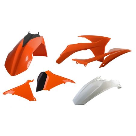 Kit plastiche replica KTM 250 SX 2011-2011 Arancione/Bianco