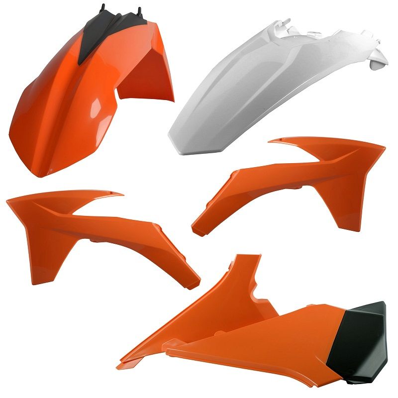 CM91225 Kit plastiche replica KTM 250 SX 2012-2012 Arancione/Bianco  CEMOTO