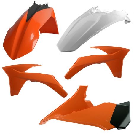 Kit plastiche replica KTM 350 SX F 2011-2012 Arancione/Bianco