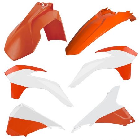 Kit plastiche replica KTM 350 SX F 2013-2015 Arancione/Bianco