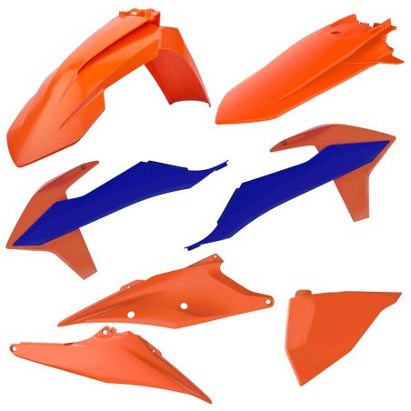 Kit plastiche replica KTM 450 EXC 2020-2022 Arancione 16/Blu