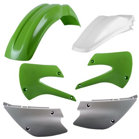 Kit plastiche replica KAWASAKI KX 85 2001-2013 Verde 05/Bianco