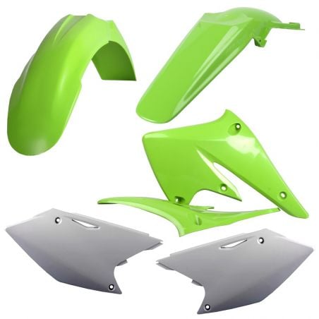 Kit plastiche replica KAWASAKI KX 250 F 2004-2005 Verde 05/Bianco