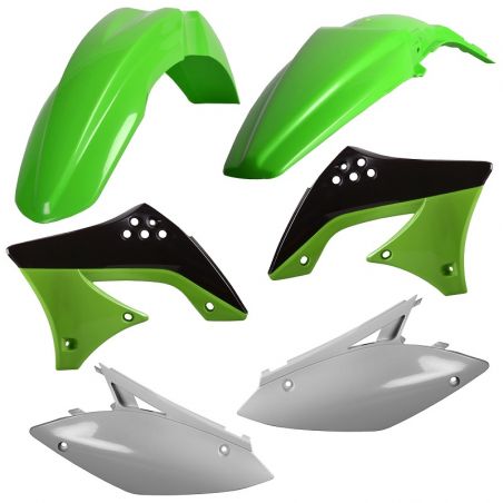CM91259 Kit plastiche replica KAWASAKI KX 450 F 2009-2011 Verde 05/Bianco  CEMOTO