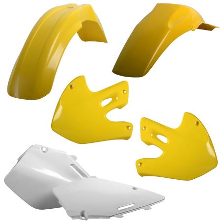 CM91267 Kit plastiche replica SUZUKI RM 125 1999-2000 Giallo/Bianco  CEMOTO