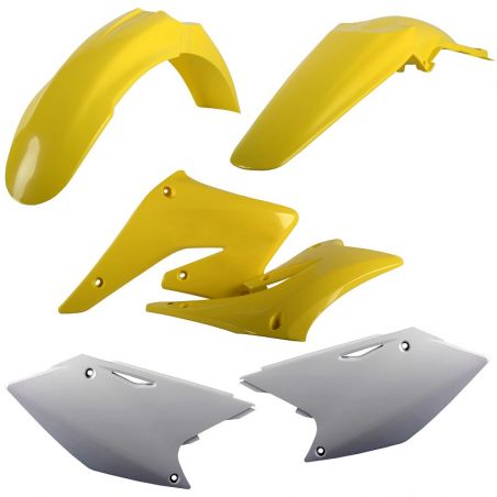 CM91269 Kit plastiche replica SUZUKI RMZ 250 2004-2006 Giallo rm01/Bianco  CEMOTO