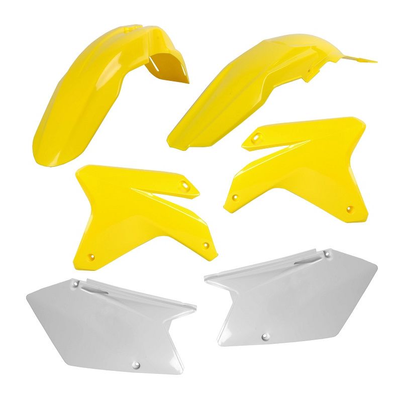 Kit plastiche replica SUZUKI RMZ 450 2005-2006 Giallo rm01/Bianco