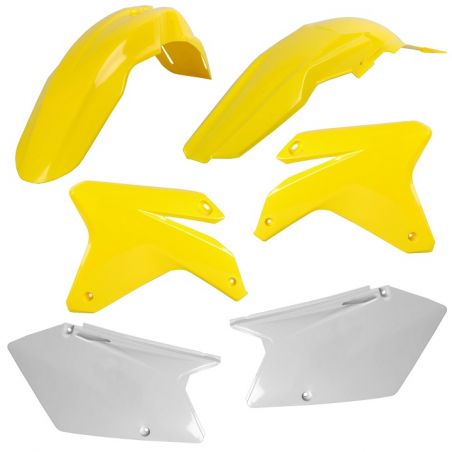 CM91273 Kit plastiche replica SUZUKI RMZ 450 2005-2006 Giallo rm01/Bianco  CEMOTO