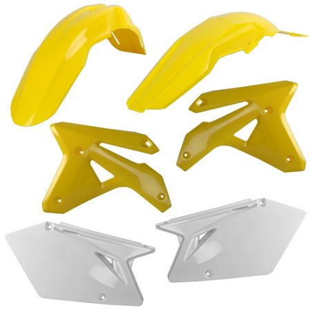 CM91274 Kit plastiche replica SUZUKI RMZ 450 2007-2007 Giallo rm01/Bianco  CEMOTO