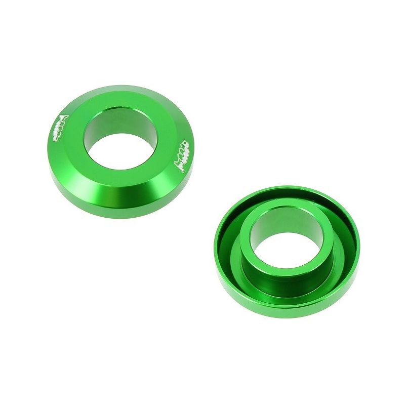 Distanziali montaggio rapido ruota posteriore KAWASAKI KX 450 F 2006-2022 Verde