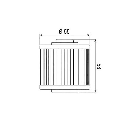 Filtri olio HIFLO YAMAHA XV 250 1996-2022