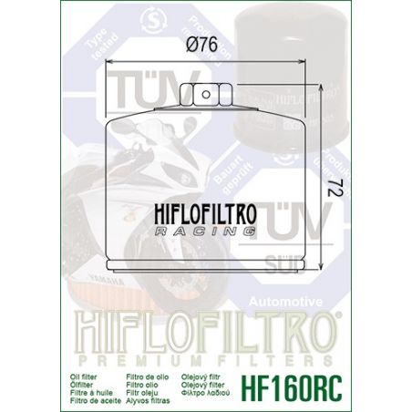 Filtri olio HIFLO RACING BMW R 1250 GS 2019-2021
