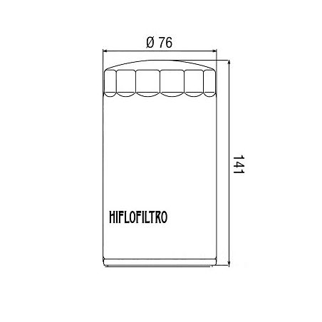 Filtri olio HIFLO HARLEY DAVIDSON FXDB Sturgis 0-0 Cromato