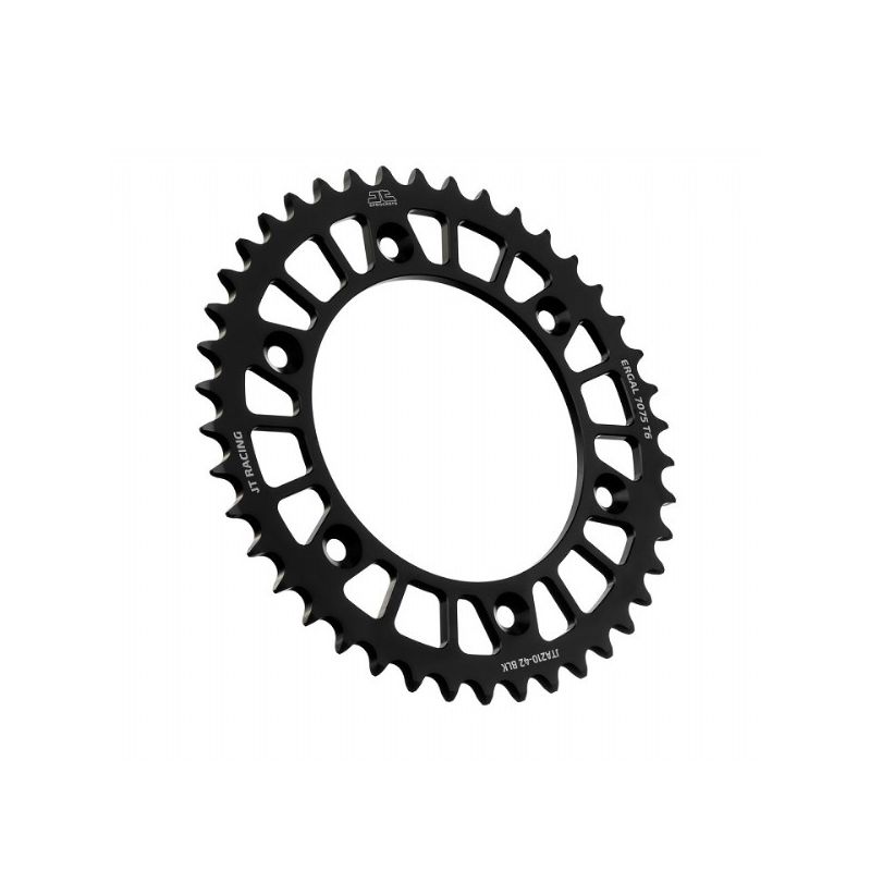 Corone in ergal JT - RACELITE HONDA CR 500 1984-2004 42 denti - colore Nero