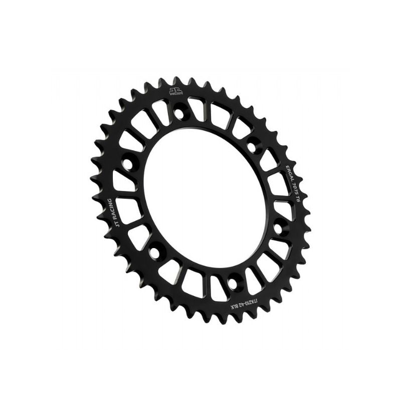 Corone in ergal JT - RACELITE HONDA CR 500 1984-2004 42 denti - colore Nero