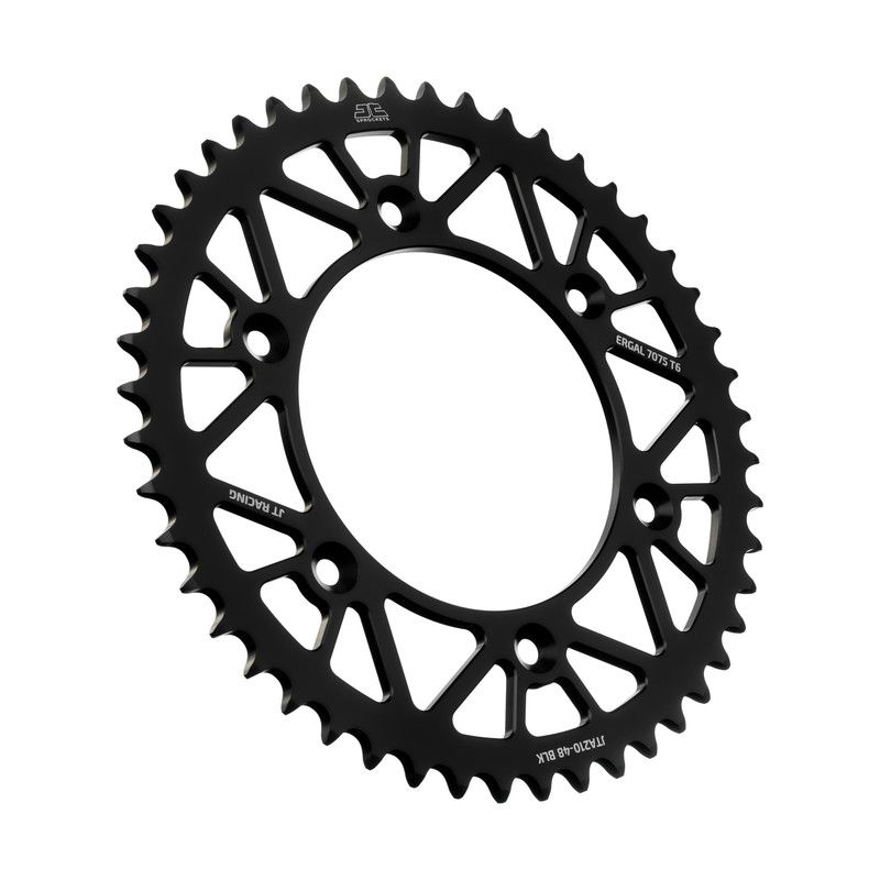 JTA210.48N Corone in ergal JT - RACELITE HONDA XR 250 R 1996-2004 Nero 48 denti - Colore Nero  JT