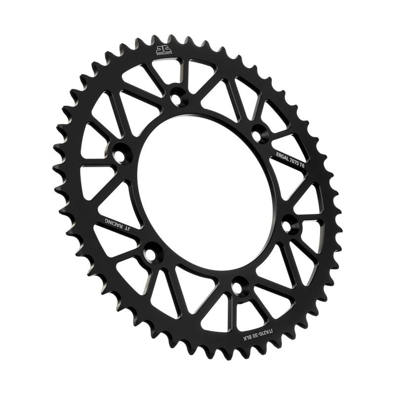 JTA210.50N Corone in ergal JT - RACELITE HONDA CRF 250 X 2004-2018 Nero 50 denti - Colore Nero  JT