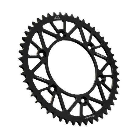 Corone in ergal JT - RACELITE HONDA CRF 250 X 2004-2018 Nero 50 denti - Colore Nero