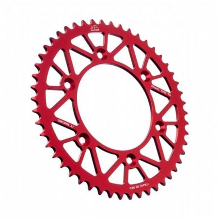 JTA210.50R Corone in ergal JT - RACELITE HONDA CRF 450 RX 2017-2023 Rosso 50 denti - Colore Rosso 