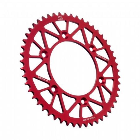JTA210.51R Corone in ergal JT - RACELITE HONDA CR 500 1984-2004 Rosso 51 denti - Colore Rosso  JT