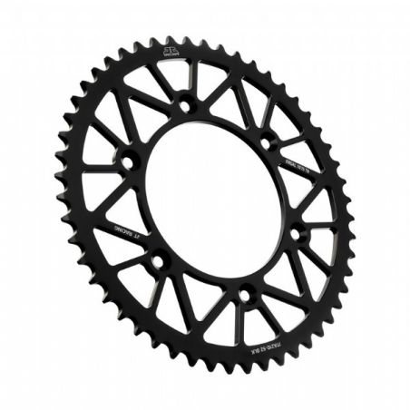 Corone in ergal JT - RACELITE HONDA XR 400 R 1996-2004 Nero 52 denti - Colore Nero