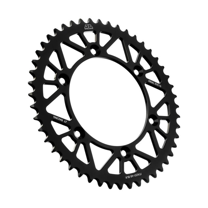 JTA251.48N Corone in ergal JT - RACELITE YAMAHA WR 426 F 2001-2002 Nero 48 denti - Colore Nero  JT