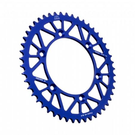 Corone in ergal JT - RACELITE YAMAHA YZ 250 F 2001-2022 49 denti - colore Blu