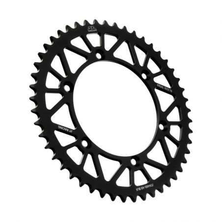 Corone in ergal JT - RACELITE KAWASAKI KX 125 1980-2008 Nero 49 denti - Colore Nero