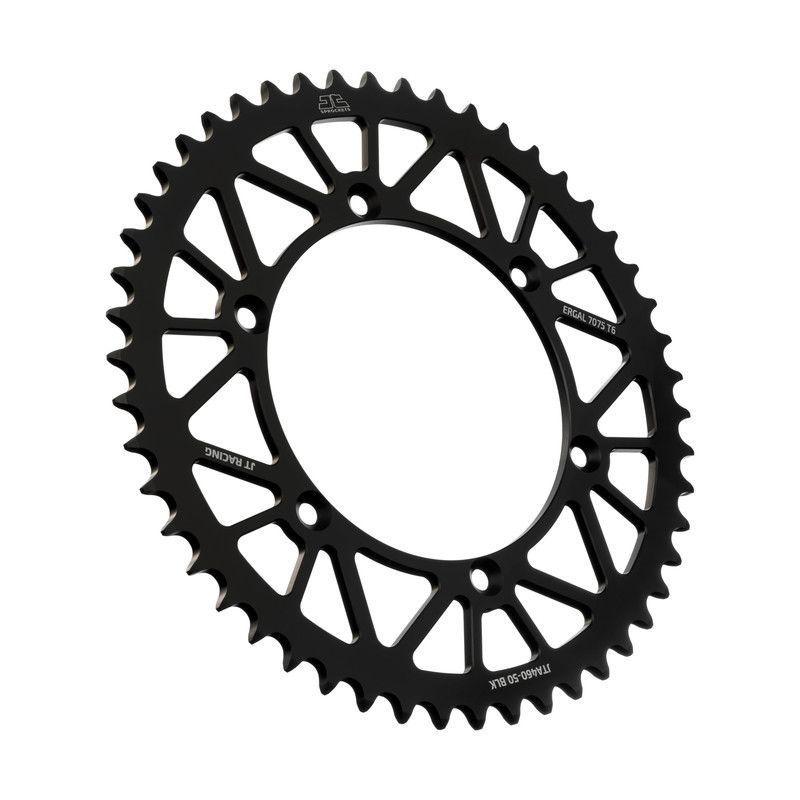 Corone in ergal JT - RACELITE SUZUKI RMZ 250 2004-2006 Nero 50 denti - Colore Nero