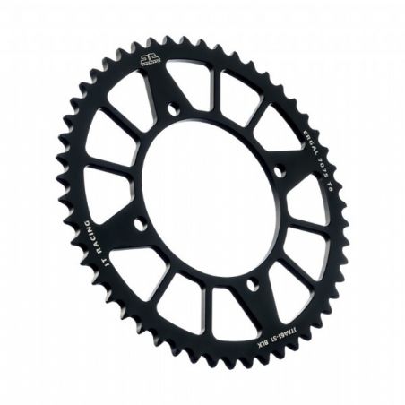 Corone in ergal JT - RACELITE KAWASAKI KX 80 1986-2000 51 denti - colore Nero