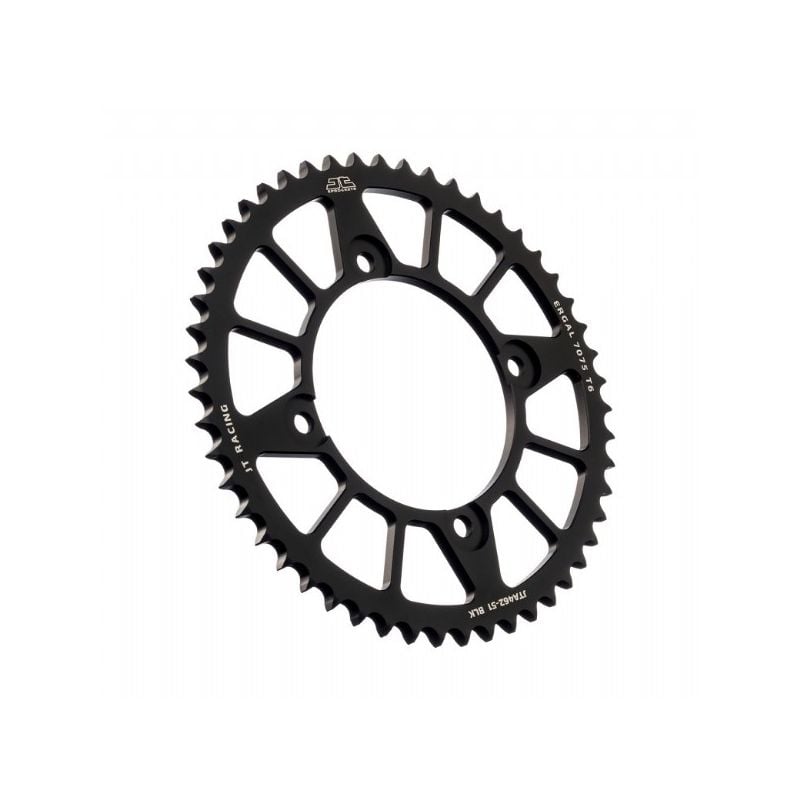 JTA462.51N Corone in ergal JT - RACELITE KAWASAKI KX 80 1986-2000 Nero 51 denti - Colore Nero  JT