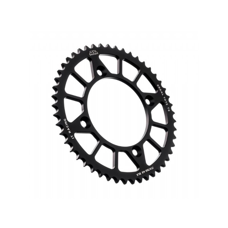 JTA798.49N Corone in ergal JT - RACELITE SUZUKI RM 85 2002-2018 Nero 49 denti - Colore Nero  JT
