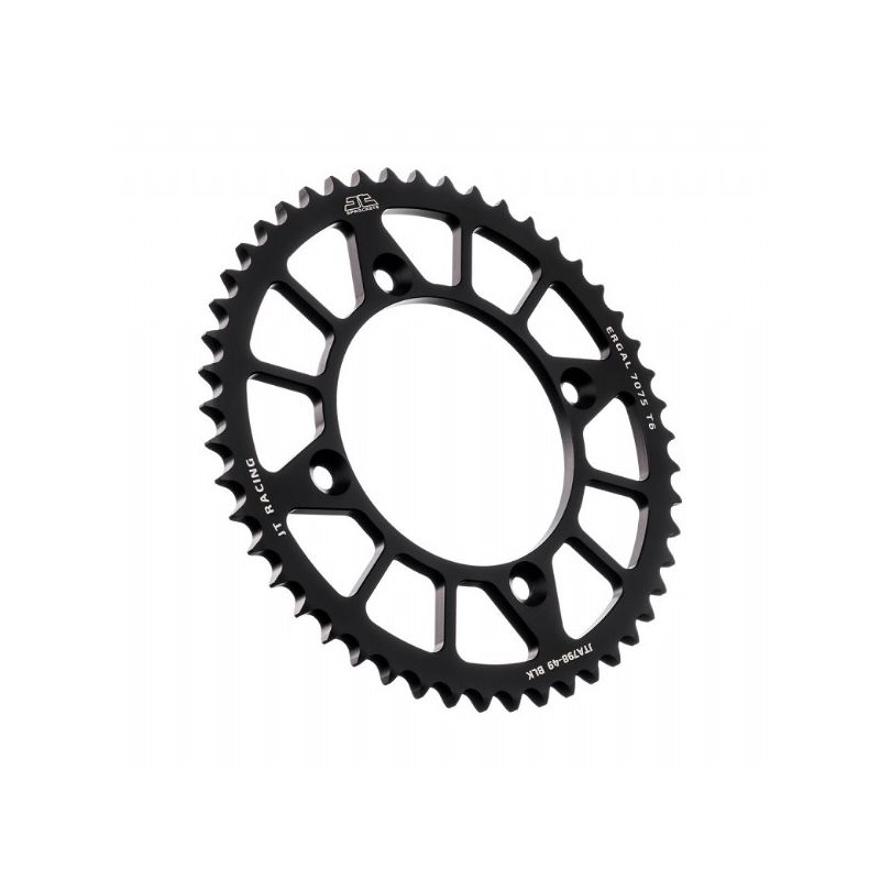 JTA798.49N Corone in ergal JT - RACELITE YAMAHA YZ 85 2002-2022 Nero 49 denti - Colore Nero  JT
