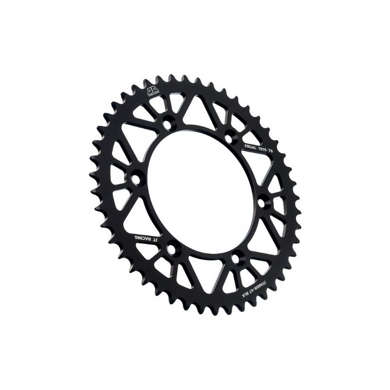 Corone in ergal JT - RACELITE SUZUKI RMZ 250 2007-2023 Nero 47 denti - Colore Nero