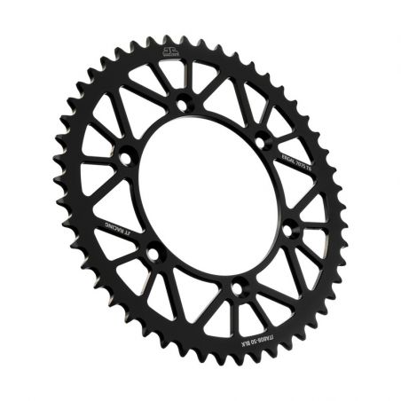 Corone in ergal JT - RACELITE SUZUKI DRZ 400 E 2000-2008 Nero 50 denti - Colore Nero
