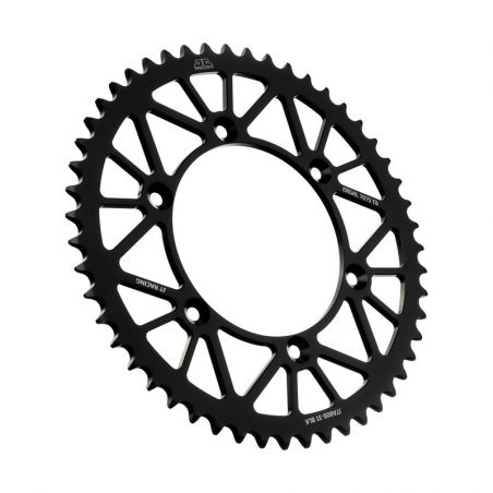 Corone in ergal JT - RACELITE SUZUKI DRZ 400 E 2000-2008 Nero 51 denti - Colore Nero