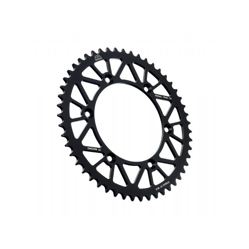 Corone in ergal JT - RACELITE HUSQVARNA 610 TE 1999-2009 Nero 51 denti - Colore Nero