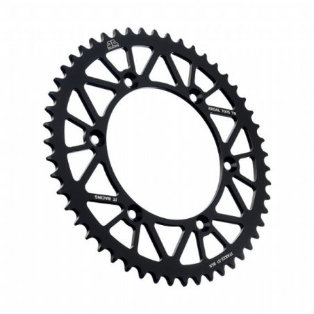 Corone in ergal JT - RACELITE SHERCO 450 SEF-R 2015-2023 Nero 51 denti - Colore Nero