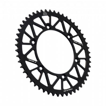 Corone in ergal JT - RACELITE HUSQVARNA 610 TE 1999-2009 Nero 52 denti - Colore Nero