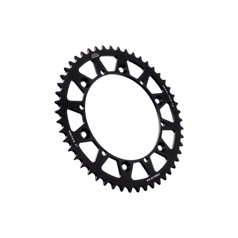 Corone in ergal JT - RACELITE YAMAHA TT 600 1998-2003 Nero 50 denti - Colore Nero