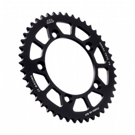 Corone in ergal JT - RACELITE KTM 65 SX 1998-2023 46 denti - colore Nero
