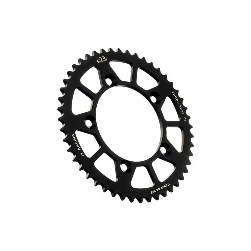 JTA894.48N Corone in ergal JT - RACELITE GAS GAS MC 65 2021-2023 Nero 48 denti - Colore Nero  JT