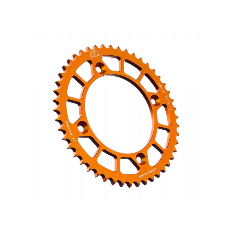 Corone in ergal JT - RACELITE KTM 85 SX 2004-2023 48 denti - colore Arancione