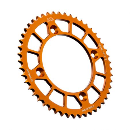 Corone in ergal JT - RACELITE KTM 85 SX 2004-2023 Arancione 49 denti - Colore Arancione
