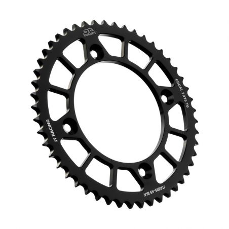 Corone in ergal JT - RACELITE KTM 85 SX 2004-2023 Nero 49 denti - Colore Nero