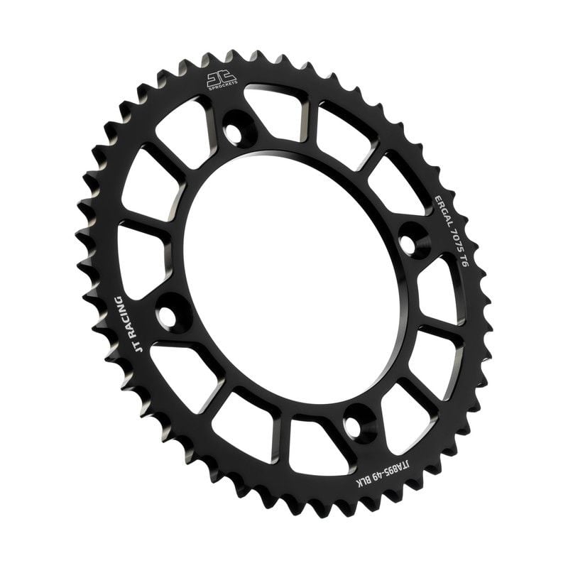 JTA895.49N Corone in ergal JT - RACELITE GAS GAS MC 85 2021-2023 Nero 49 denti - Colore Nero  JT