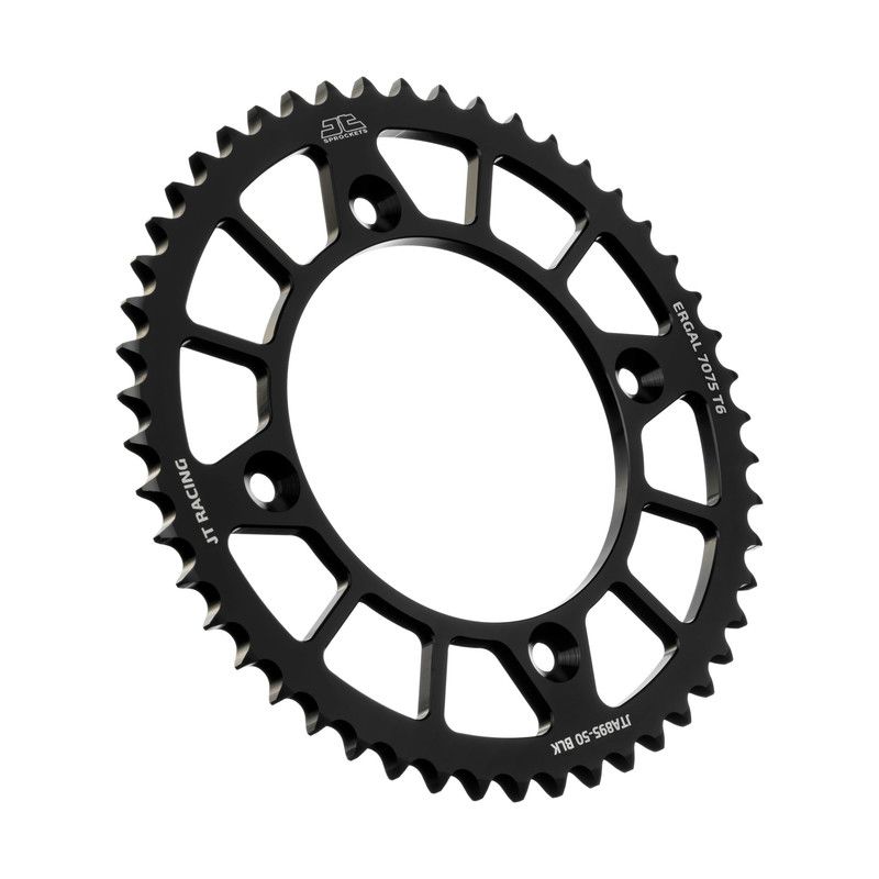 Corone in ergal JT - RACELITE KTM 85 SX 2004-2023 Nero 50 denti - Colore Nero