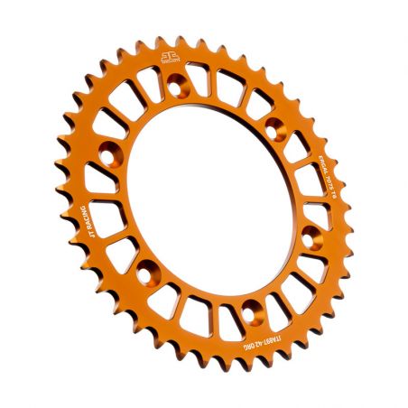 Corone in ergal JT - RACELITE KTM 250 EXC 1998-2023 Arancione 42 denti - Colore Arancione